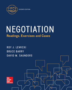 Lewicki / Barry / Saunders | Negotiation: Readings, Exercises and Cases | Buch | 978-0-07-786242-8 | sack.de