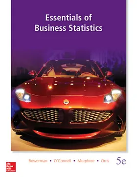 Bowerman / Connell / Murphree |  Essentials of Business Statistics | Buch |  Sack Fachmedien