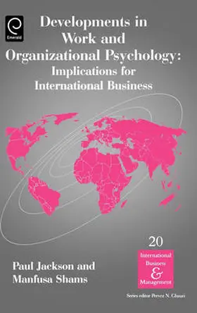 Shams / Jackson |  Developments in Work and Organizational Psychology | Buch |  Sack Fachmedien