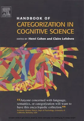 Cohen / Lefebvre |  Handbook of Categorization in Cognitive Science | eBook | Sack Fachmedien