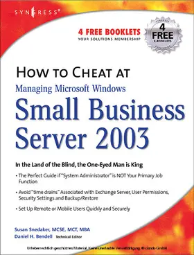 Snedaker |  How to Cheat at Managing Windows Small Business Server 2003 | eBook | Sack Fachmedien