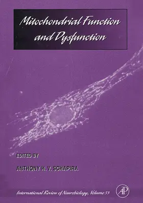Schapira |  Mitochondrial Function and Dysfunction | eBook | Sack Fachmedien
