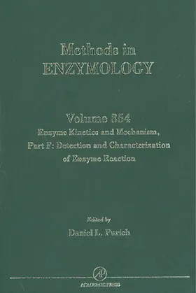 Purich |  Enzyme Kinetics and Mechanism, Part F: Detection and Characterization of Enzyme Reaction Intermediates | eBook | Sack Fachmedien