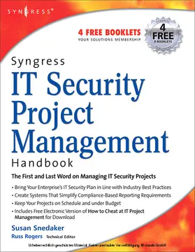 Snedaker |  Syngress IT Security Project Management Handbook | eBook | Sack Fachmedien
