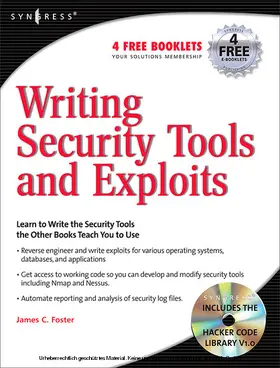 Foster | Writing Security Tools and Exploits | E-Book | sack.de