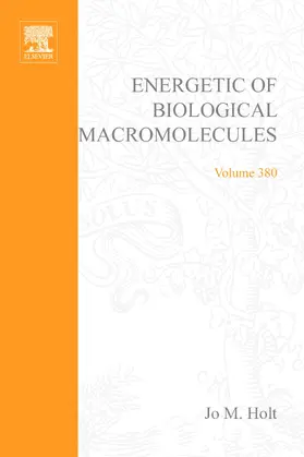 Energetics of Biological Macromolecules, Part E | E-Book | www.sack.de