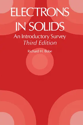 Bube | Electrons in Solids | E-Book | www.sack.de