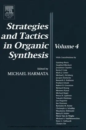 Harmata |  Strategies and Tactics in Organic Synthesis | eBook | Sack Fachmedien