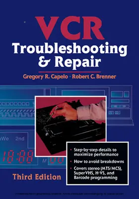 Brenner / Capelo |  VCR Troubleshooting and Repair | eBook | Sack Fachmedien