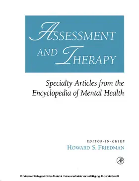 Friedman | Assessment and Therapy | E-Book | www.sack.de