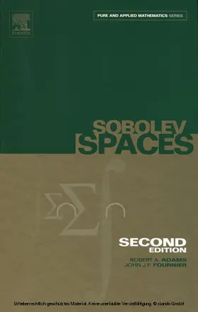 Adams / Fournier | Sobolev Spaces | E-Book | sack.de