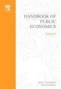 Feldstein / Auerbach |  Handbook of Public Economics | eBook | Sack Fachmedien