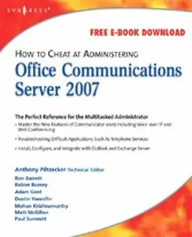 Piltzecker | How to Cheat at Administering Office Communications Server 2007 | E-Book | sack.de