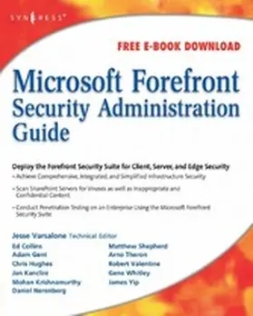 Varsalone |  Microsoft Forefront Security Administration Guide | eBook | Sack Fachmedien