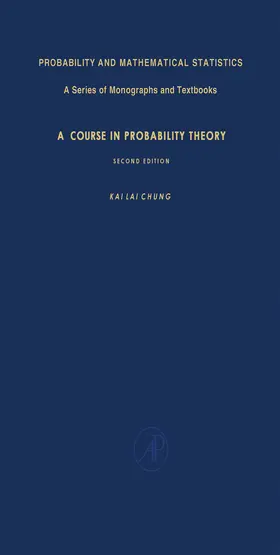 Chung | A Course in Probability Theory | E-Book | www.sack.de