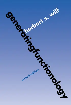 Wilf |  Generating Functionology | eBook | Sack Fachmedien