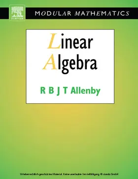 Allenby |  Linear Algebra | eBook | Sack Fachmedien