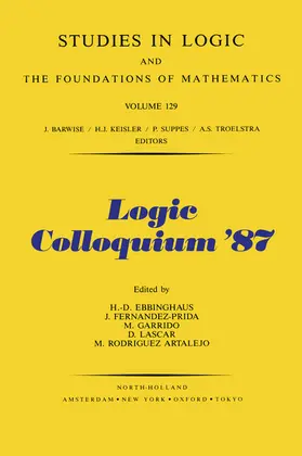 Ebbinghaus / Fernandez-Prida / Garrido |  Logic Colloquium '87 | eBook | Sack Fachmedien