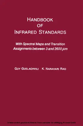 Guelachvili / Rao |  Handbook of Infrared Standards | eBook | Sack Fachmedien