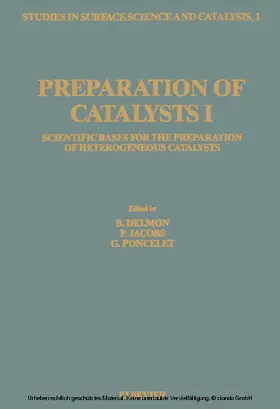 Poncelet / Jacobs / Delmon |  Preparation of Catalysts I | eBook | Sack Fachmedien