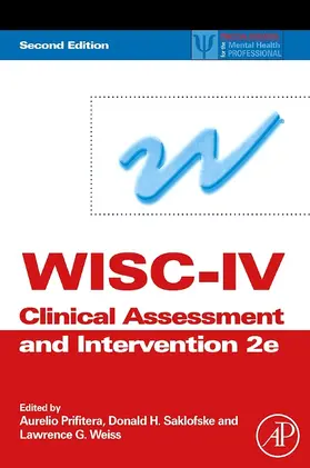 Prifitera / Saklofske / Weiss | WISC-IV Clinical Assessment and Intervention | E-Book | www.sack.de