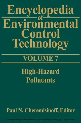 Cheremisinoff |  Encyclopedia of Environmental Control Technology: Volume 7 | eBook | Sack Fachmedien