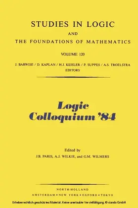 Paris / Wilkie / Wilmers |  Logic Colloquium '84 | eBook | Sack Fachmedien