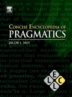 Mey | Concise Encyclopedia of Pragmatics (online) | E-Book | sack.de