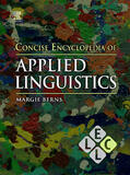 Berns |  Concise Encyclopedia of Applied Linguistics | Buch |  Sack Fachmedien