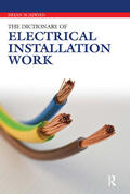 Scaddan |  The Dictionary of Electrical Installation Work | Buch |  Sack Fachmedien