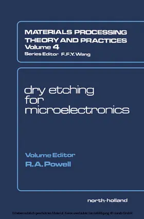 Powell |  Dry Etching for Microelectronics | eBook | Sack Fachmedien