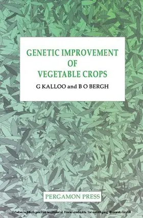 Kalloo / Bergh |  Genetic Improvement of Vegetable Crops | eBook | Sack Fachmedien