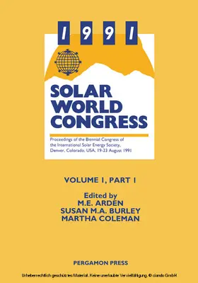 Burley / Coleman / Arden |  1991 Solar World Congress | eBook | Sack Fachmedien