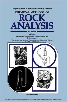 Hutchison / Jeffrey |  Chemical Methods of Rock Analysis | eBook | Sack Fachmedien