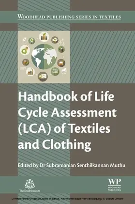 Muthu | Handbook of Life Cycle Assessment (LCA) of Textiles and Clothing | E-Book | sack.de