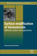 Williams |  Surface Modification of Biomaterials | Buch |  Sack Fachmedien