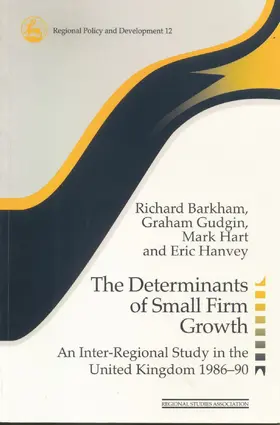 Barkham | The Determinants of Small Firm Growth | Buch | 978-0-11-702358-1 | sack.de