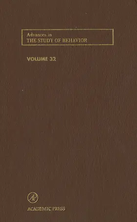 Slater / Rosenblatt / Snowdon |  Advances in the Study of Behavior | Buch |  Sack Fachmedien