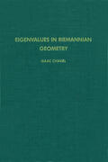 Chavel |  Eigenvalues in Riemannian Geometry | Buch |  Sack Fachmedien
