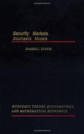 Duffie | Security Markets | Buch | 978-0-12-223345-6 | sack.de