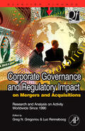 Gregoriou / Renneboog |  Corporate Governance and Regulatory Impact on Mergers and Acquisitions | Buch |  Sack Fachmedien