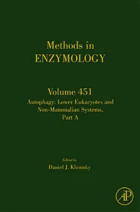  Autophagy: Lower Eukaryotes and Non-Mammalian Systems, Part A | Buch |  Sack Fachmedien