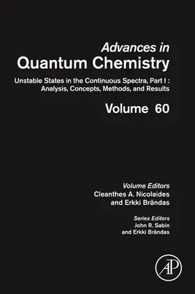 Nicolaides |  Unstable States in the Continuous Spectra. Analysis, Concepts, Methods and Results | eBook | Sack Fachmedien