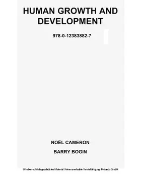Cameron / Schell |  Human Growth and Development | eBook | Sack Fachmedien