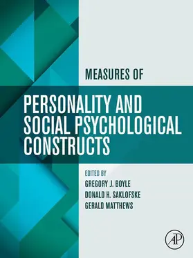 Boyle / Saklofske / Matthews |  Measures of Personality and Social Psychological Constructs | eBook | Sack Fachmedien