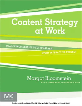 Bloomstein | Content Strategy at Work | E-Book | sack.de