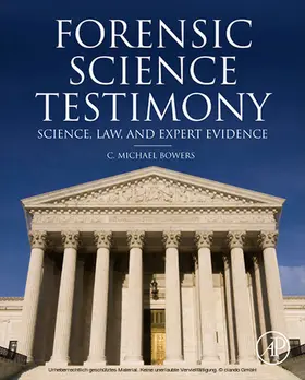 Bowers D. D. S. | Forensic Testimony | E-Book | sack.de