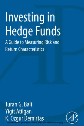 Bali / Atilgan / Demirtas | Investing in Hedge Funds | E-Book | www.sack.de