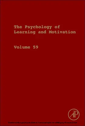  The Psychology of Learning and Motivation | eBook | Sack Fachmedien