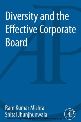 Mishra / Jhunjhunwala |  Diversity and the Effective Corporate Board | eBook | Sack Fachmedien